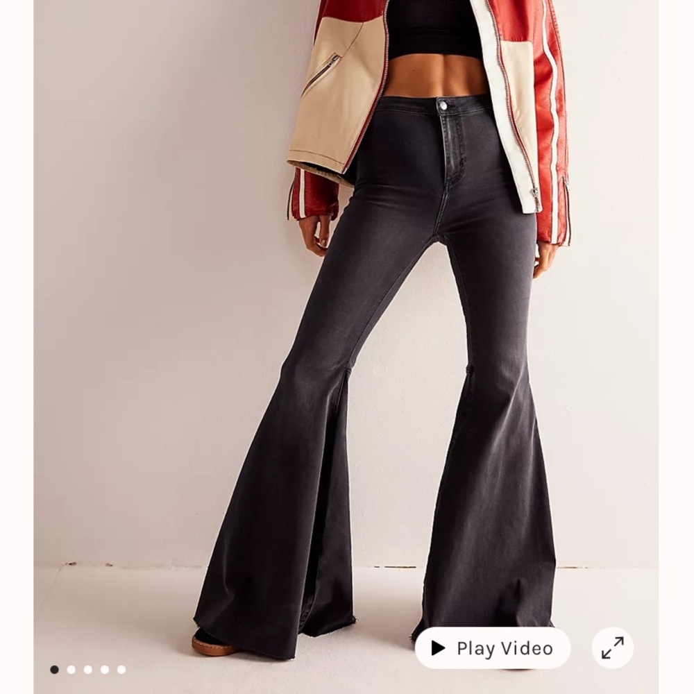 FREE PEOPLE We The Free Just Float On Flare Jeans